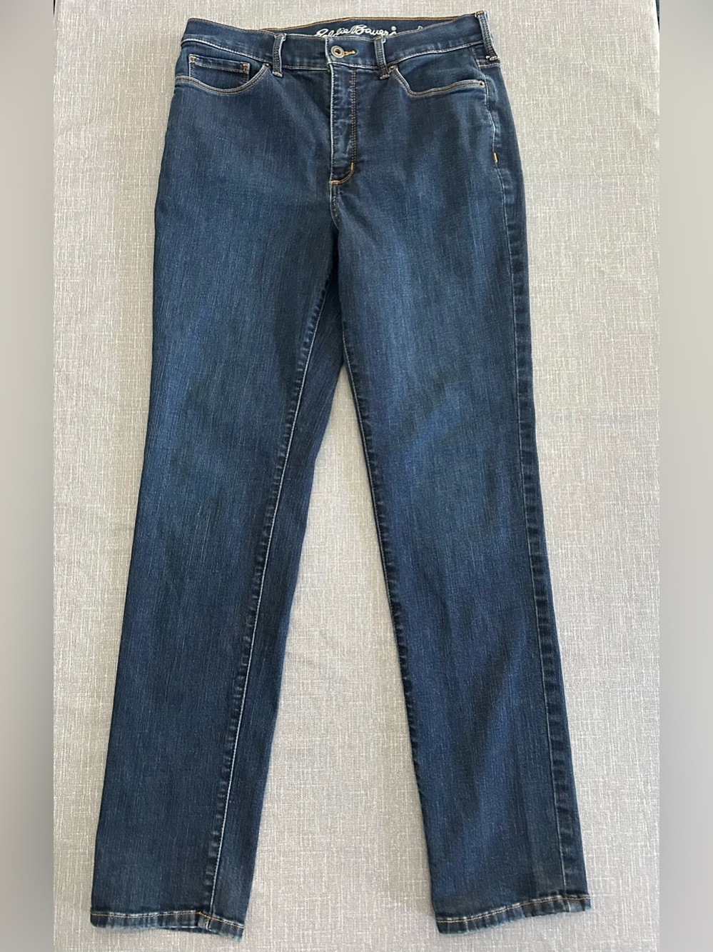Eddie Bauer Women's Jeans revival high-rise straight leg stretch very good sz 10